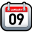 Calendar Red Icon 32x32 png